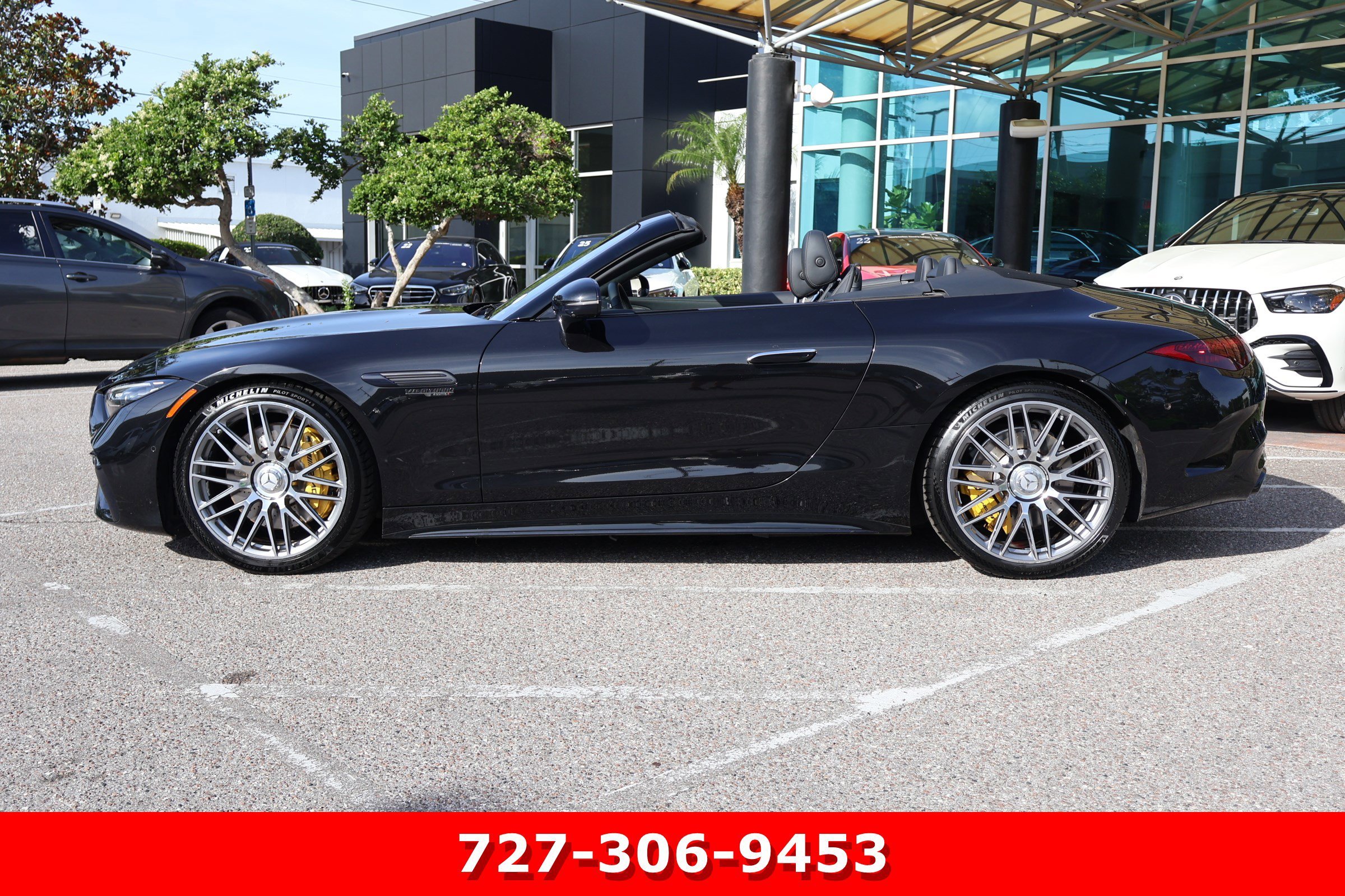 Certified Used 2022 Obsidian Black Metallic Mercedes-Benz AMG® SL 63 image 7