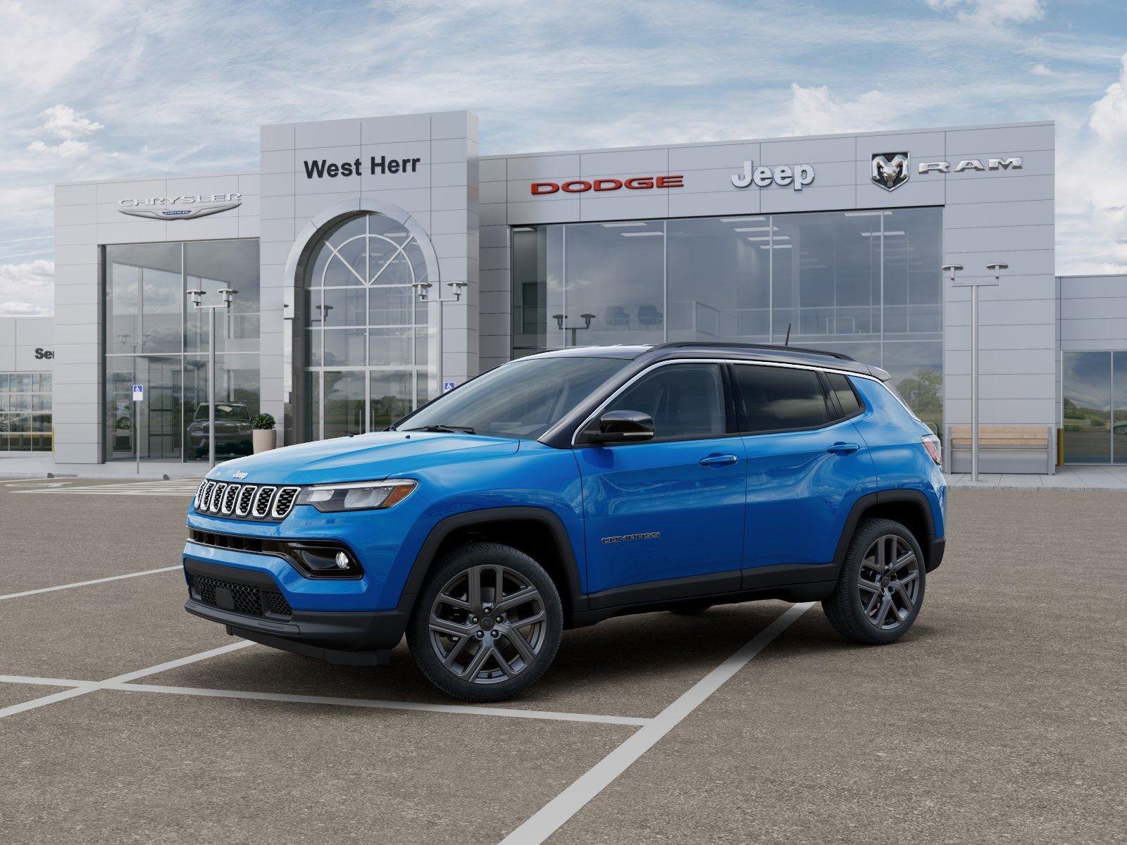 New 2026 Hydro Blue Pearl-Coat Exterior Paint Jeep COMPASS LIMITED ALTITUDE 4X4 image 2