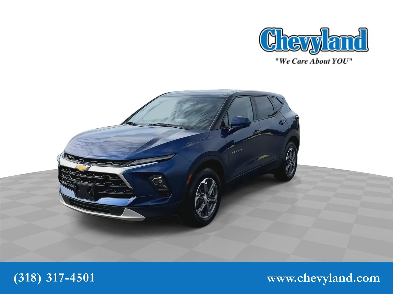 Certified Used 2023 Blue Glow Metallic Chevrolet 2LT image 3