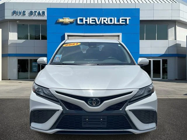 Used 2021 Beige Toyota XSE image 2