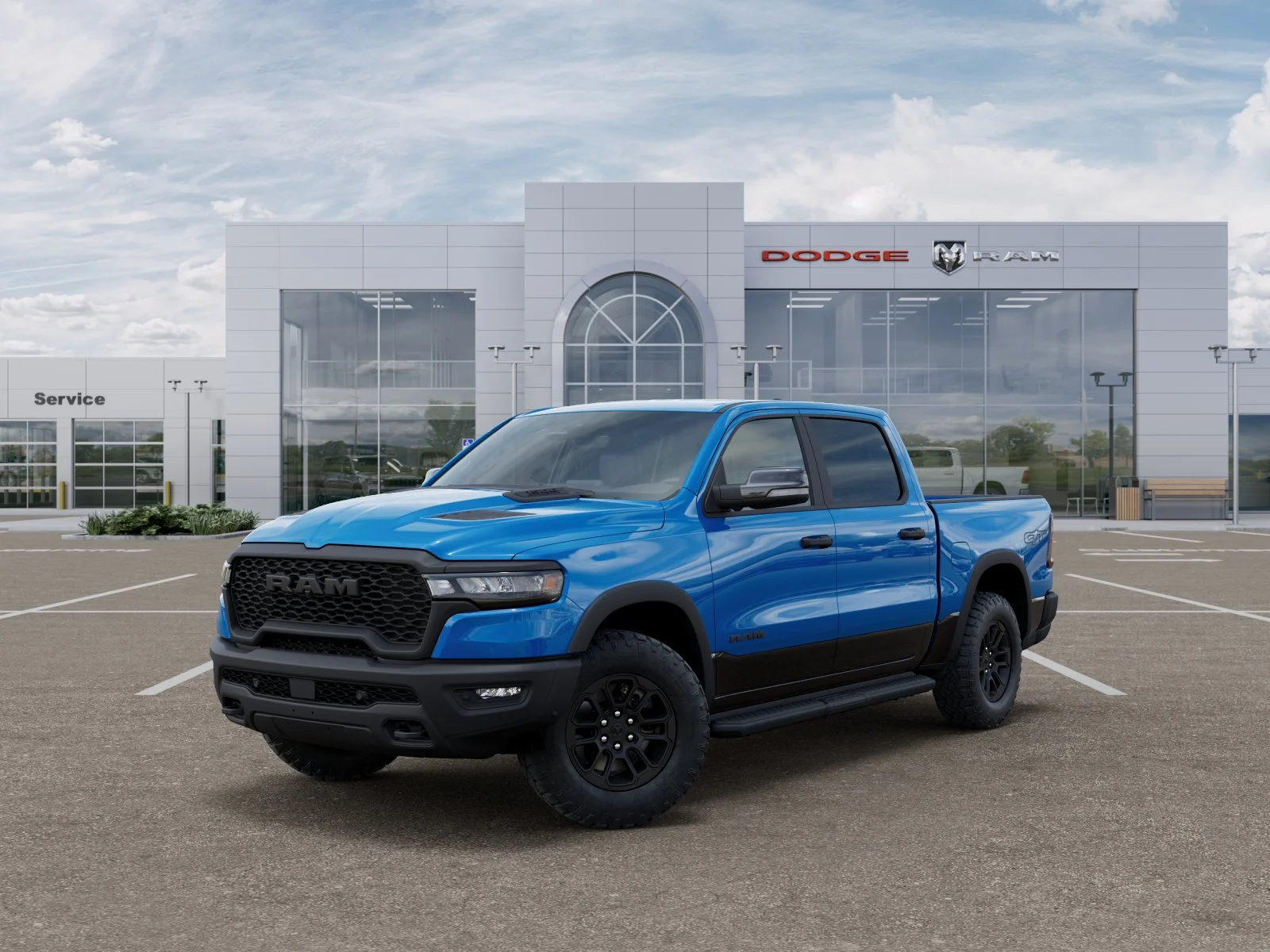 New 2026 Hydro Blue Pearl-Coat Exterior Paint RAM Rebel image 28