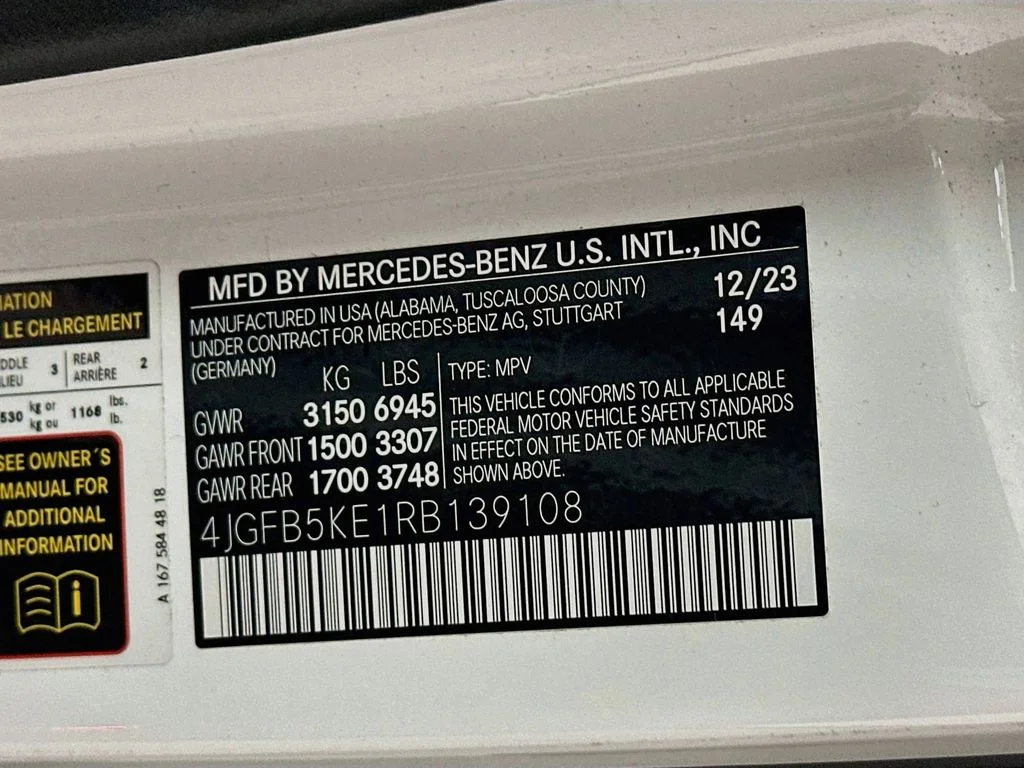 Certified Used 2024 Polar White Mercedes-Benz GLE 450 image 36