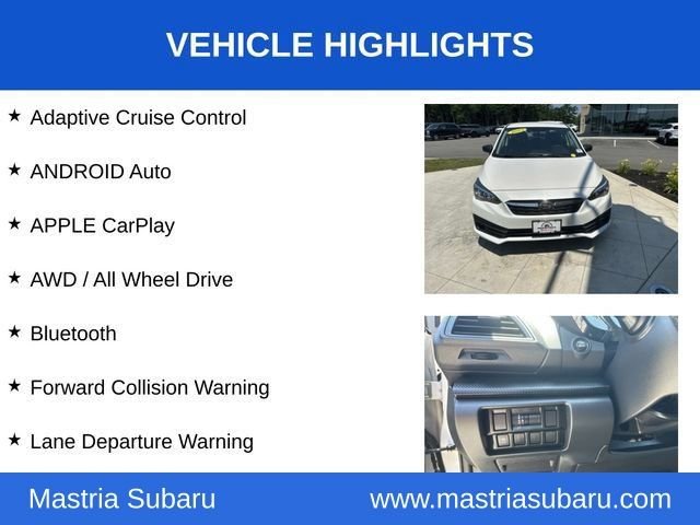 Used 2023 Crystal White Pearl Subaru Base image 8