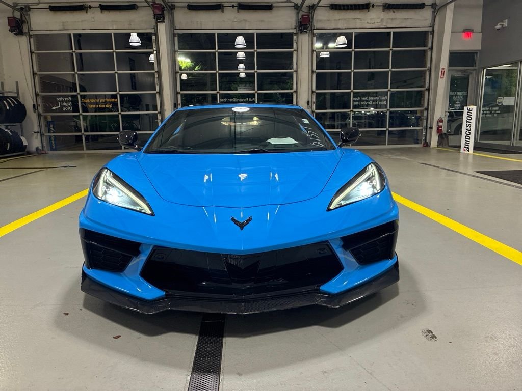 Used 2021 Blue Chevrolet Stingray image 2