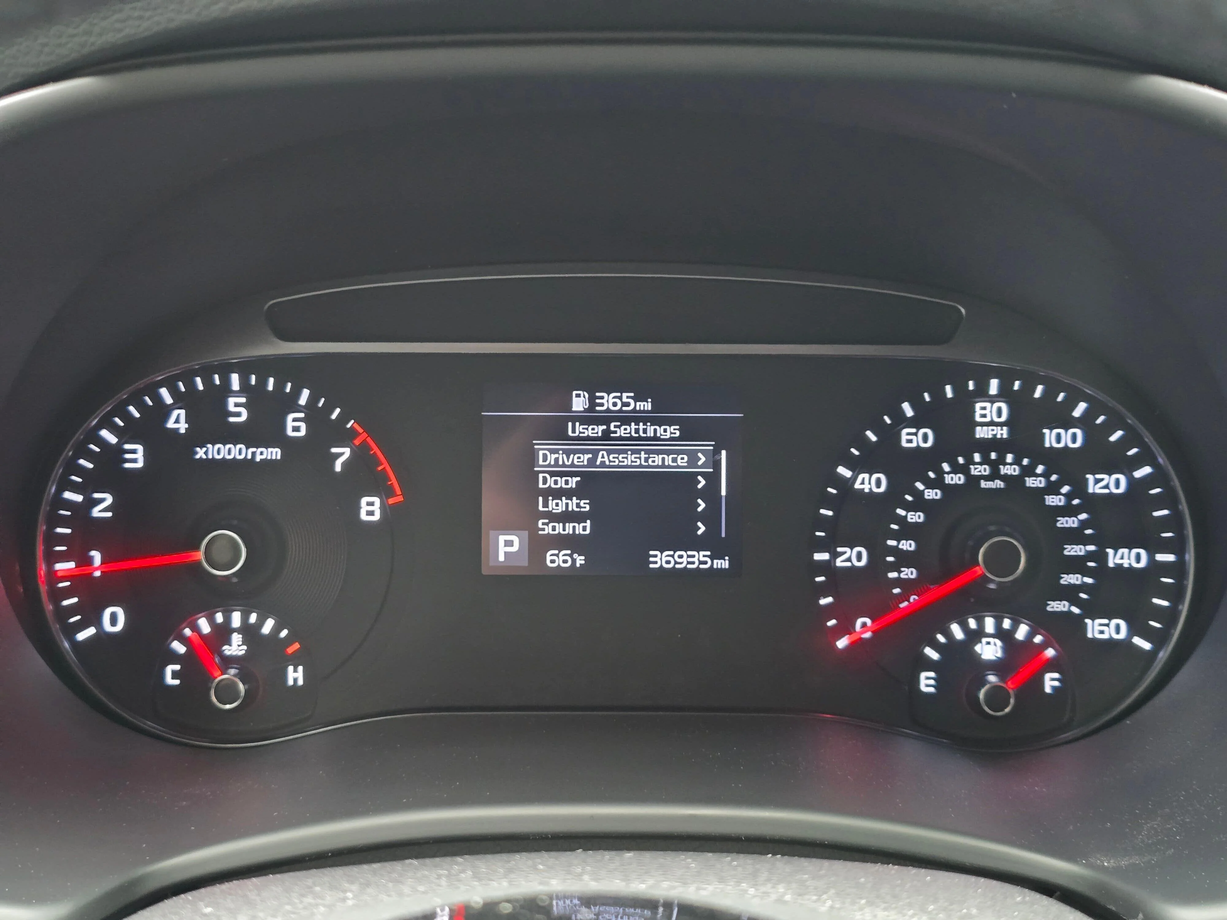 Used 2020 Inferno Red Kia EX image 16