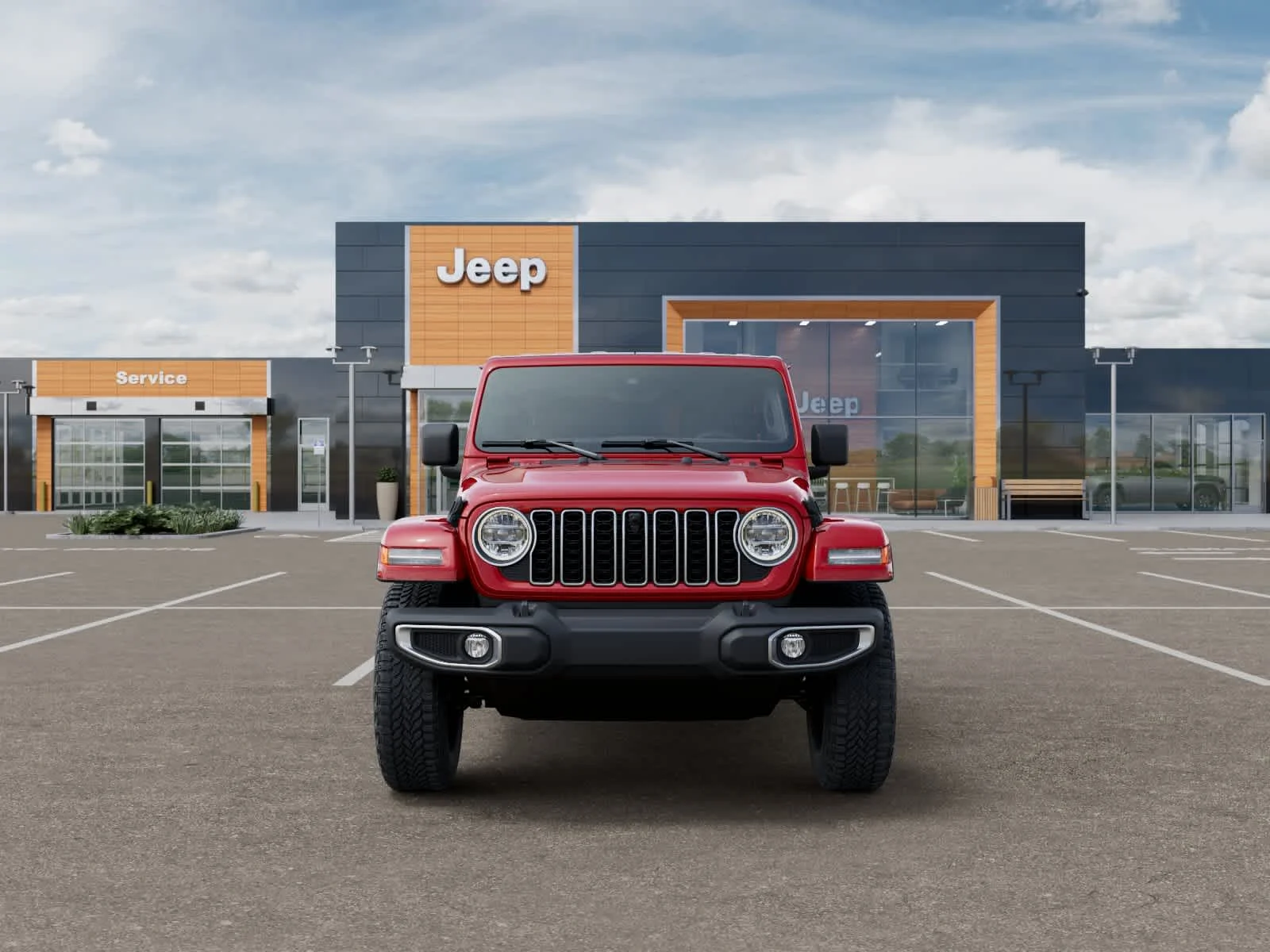New 2026 Firecracker Red Clearcoat Jeep Sahara image 6