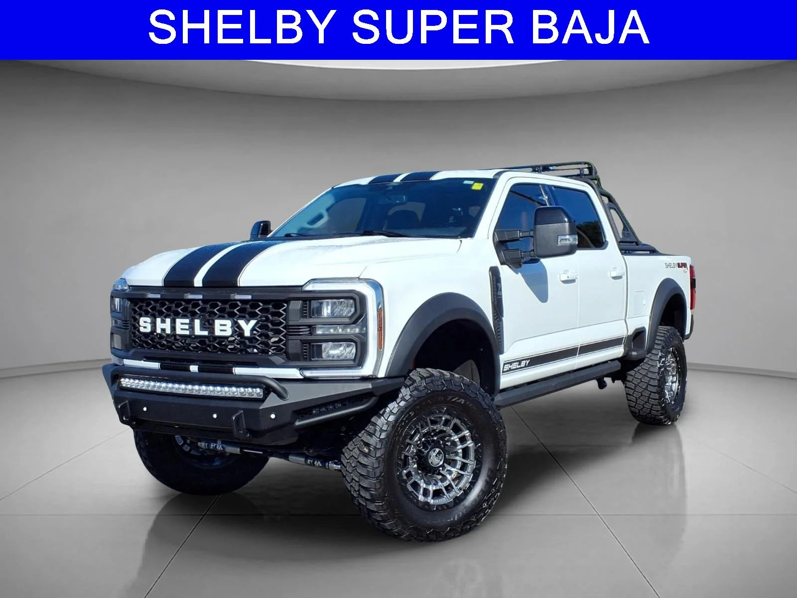 Used 2024 Star White Metallic Tri-Coat Ford LARIAT image 1