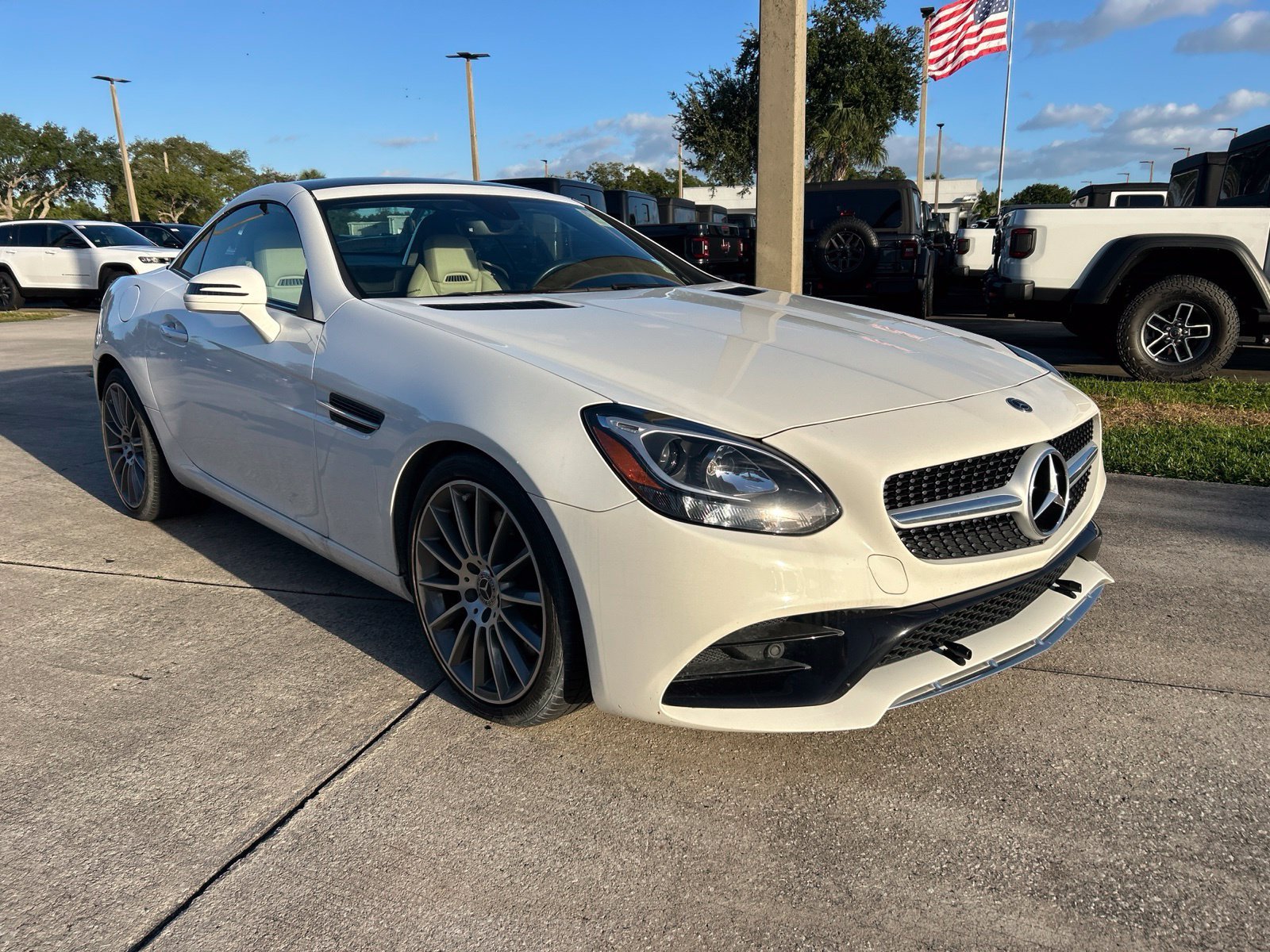 Used 2020 White Mercedes-Benz SLC 300 image 7