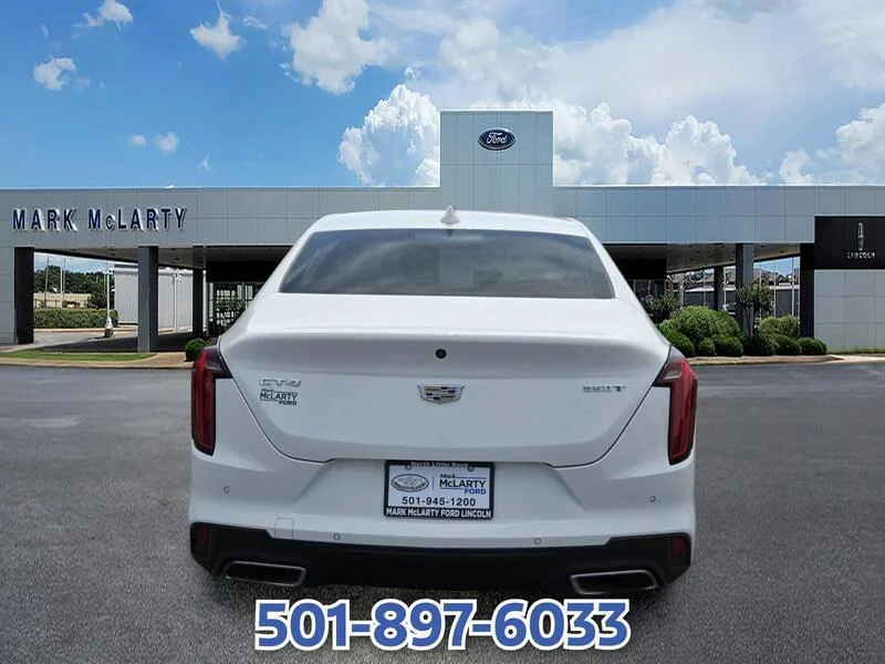 Used 2023 Summit White CADILLAC 4DR SDN LUXURY image 4