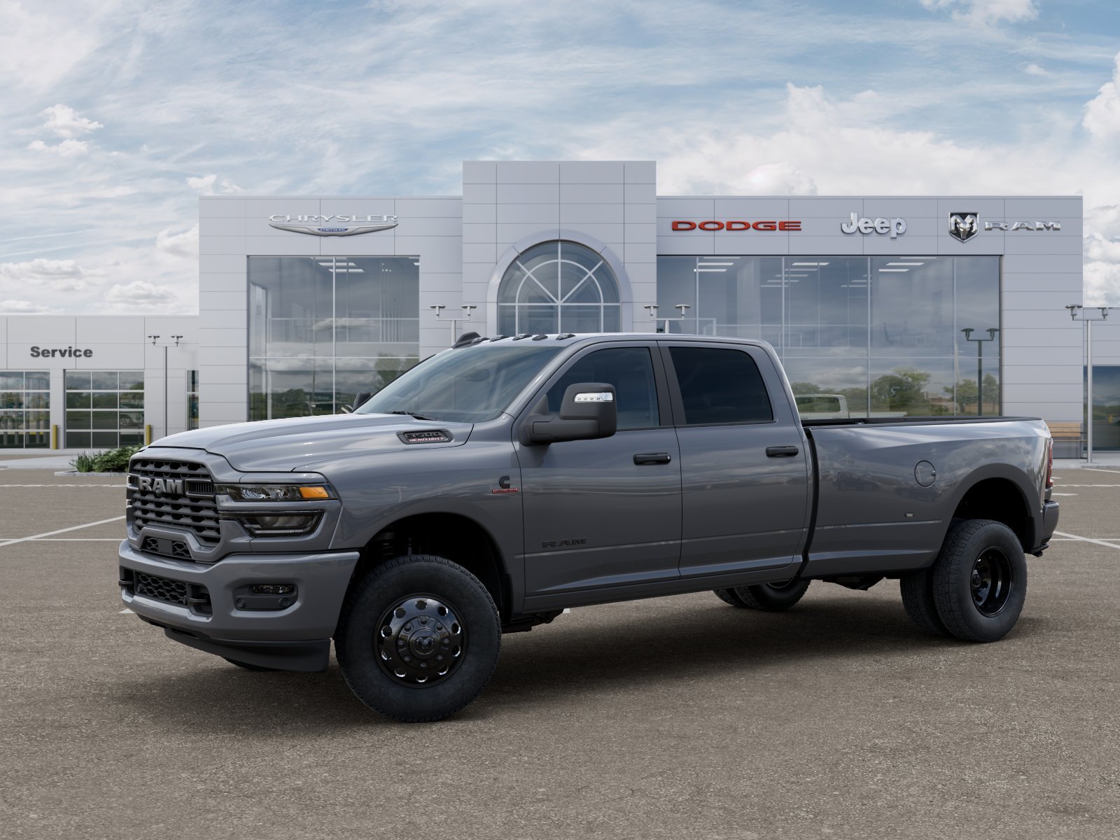 New 2026 Ceramic Gray Clear-Coat Exterior Paint RAM Big Horn image 28