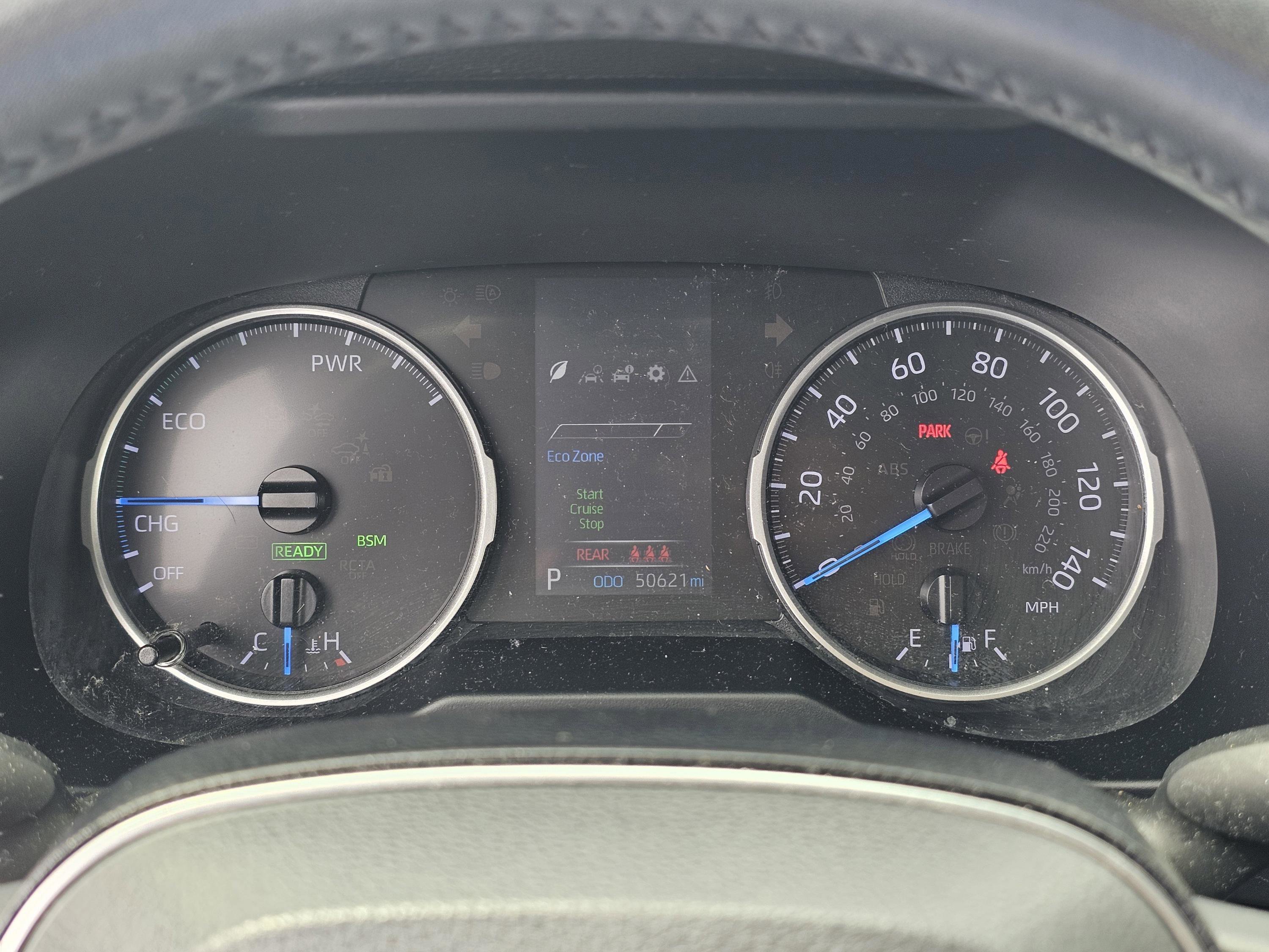 Used 2021 Blizzard Pearl Toyota Hybrid XLE Premium image 24