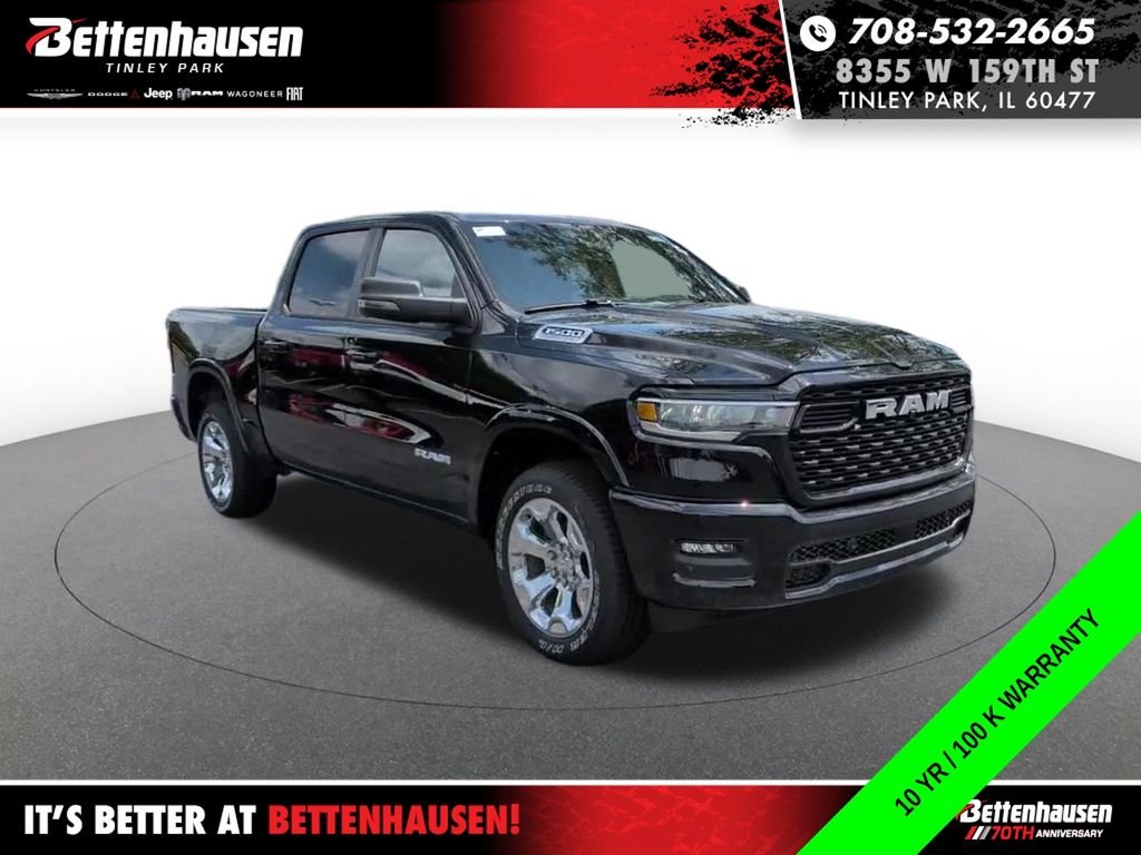 New 2026 Diamond Black Crystal Pearl-Coat Exterior Paint RAM Big Horn/Lone Star image 4