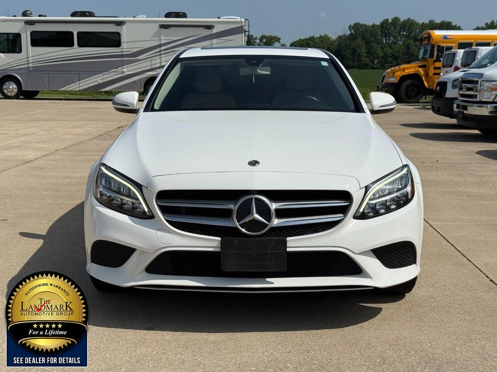 Used 2019 designo Diamond White Metallic Mercedes-Benz C 300 4MATIC® Sedan image 2