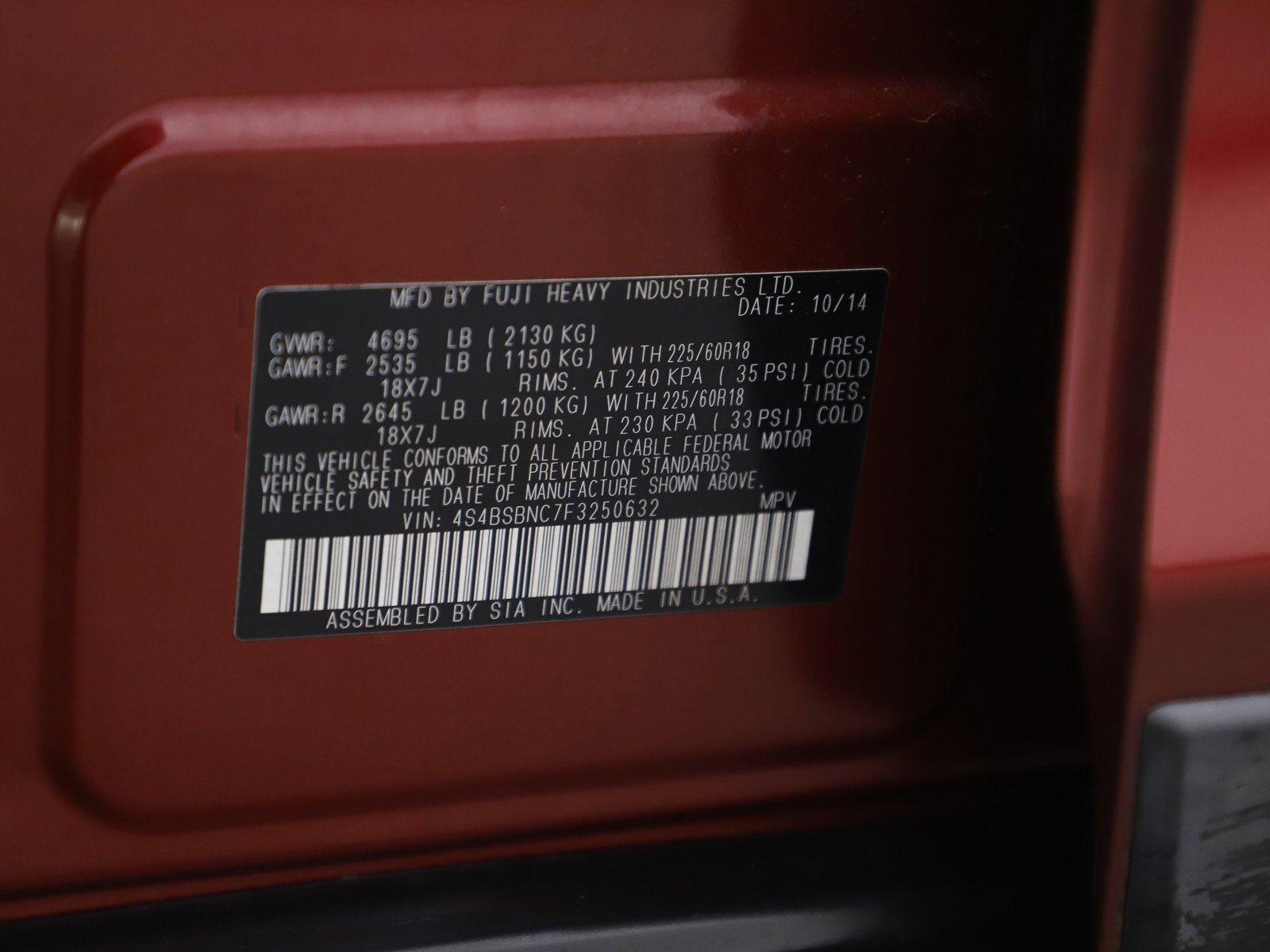 2015 Subaru Outback Limited - Photo 30