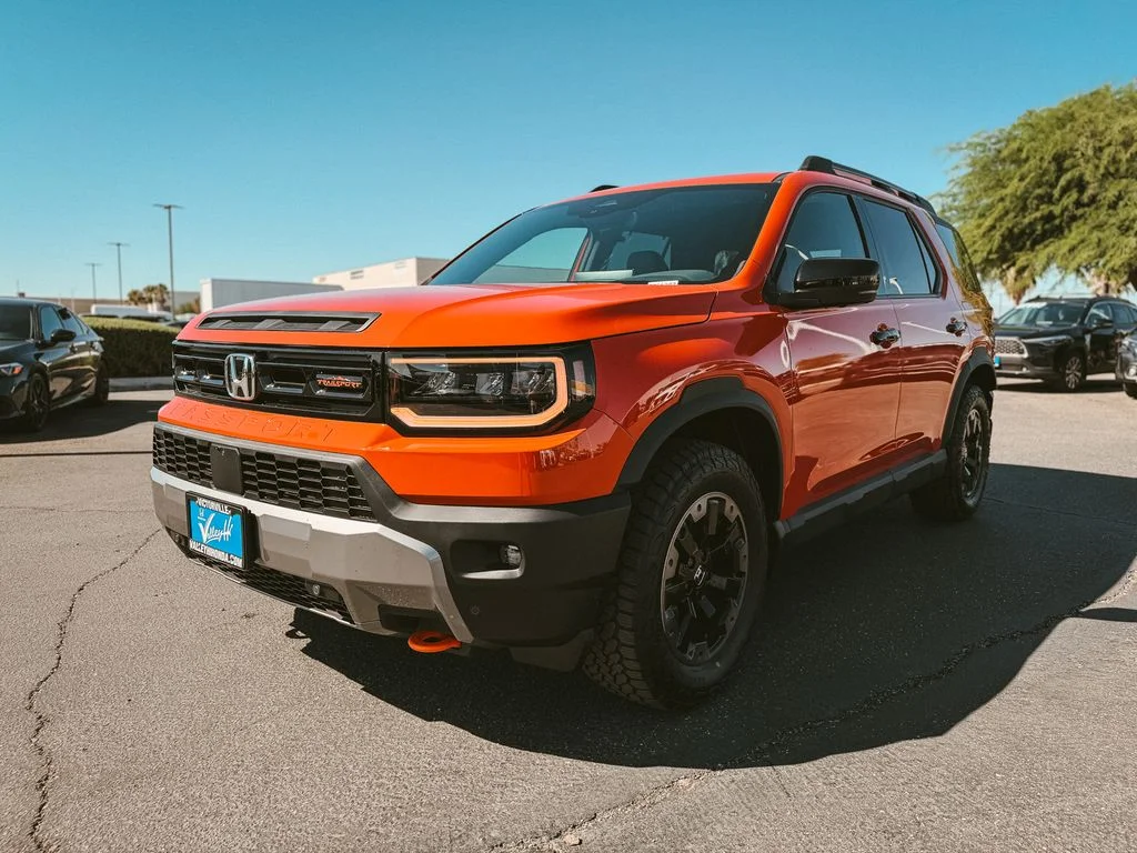 New 2026 Sunset Orange Honda TrailSport Elite image 3
