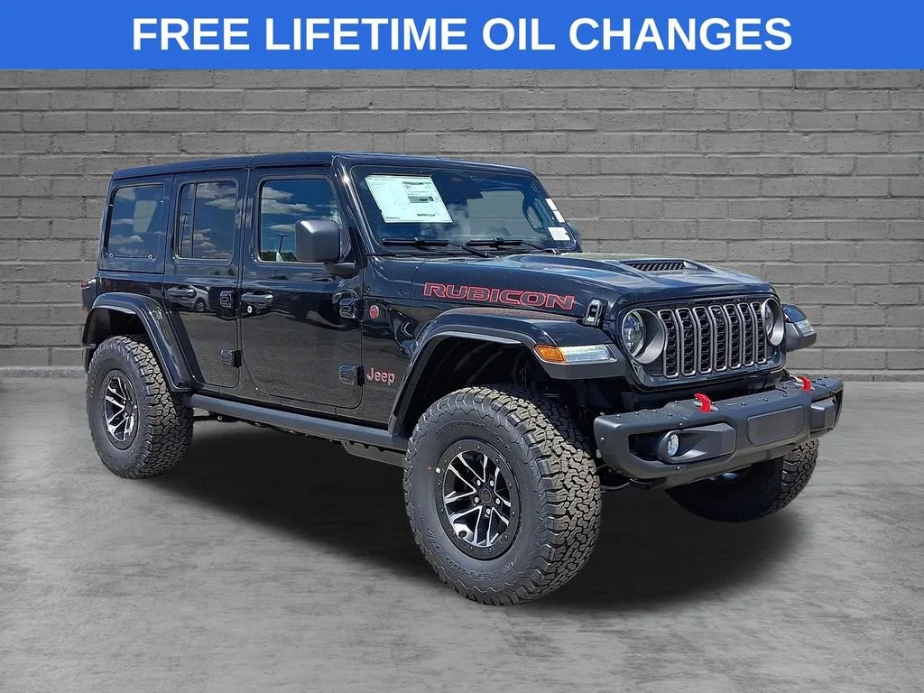 New 2026 Black Clearcoat Jeep Rubicon X image 1