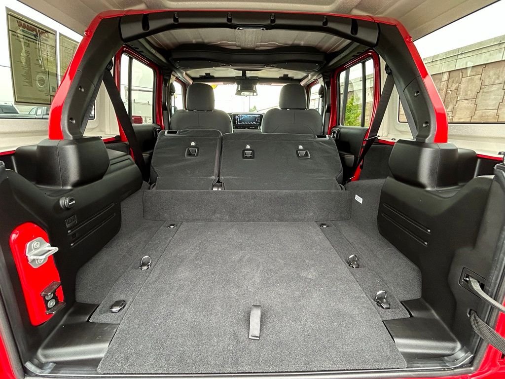Used 2025 Firecracker Red Clearcoat Jeep Sahara 4xe image 33