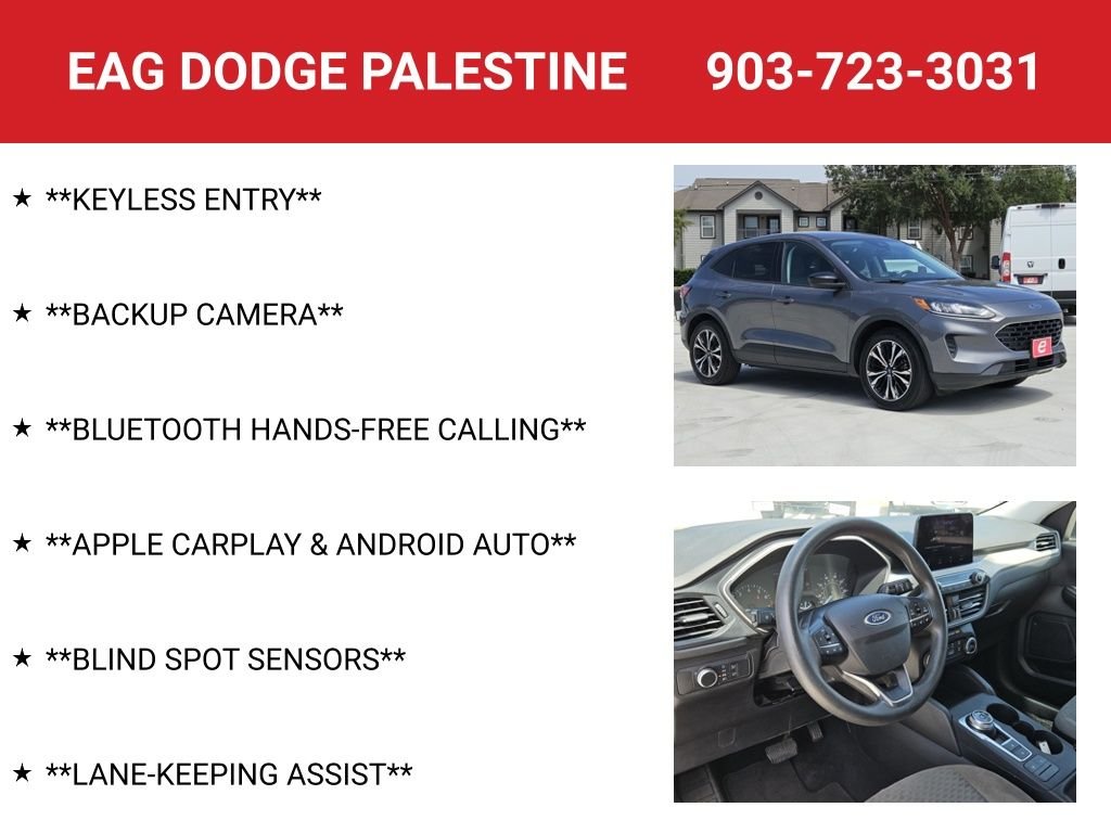 Used 2022 Gray Ford SE image 4