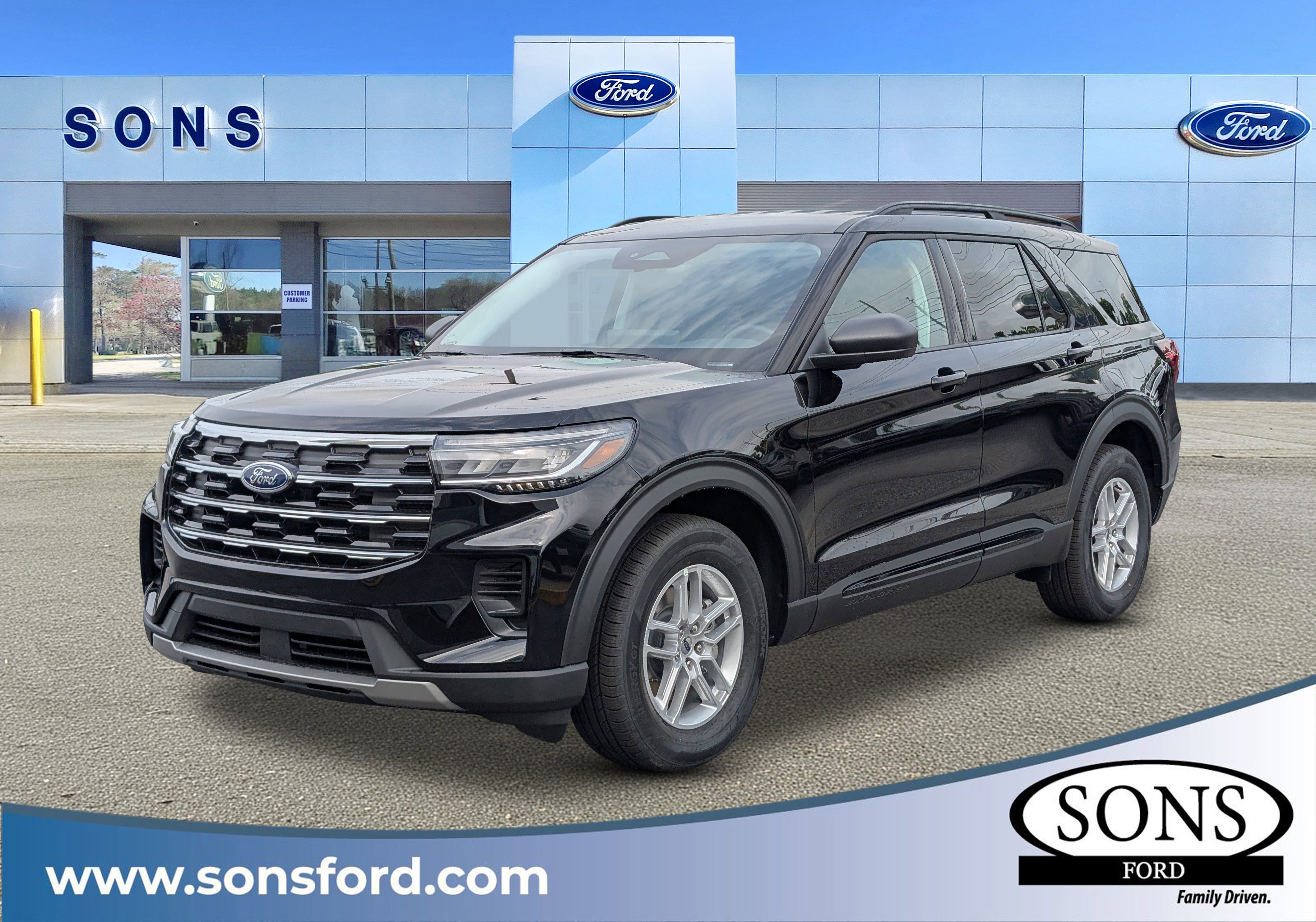 New 2026 Agate Black Metallic Ford Active image 1