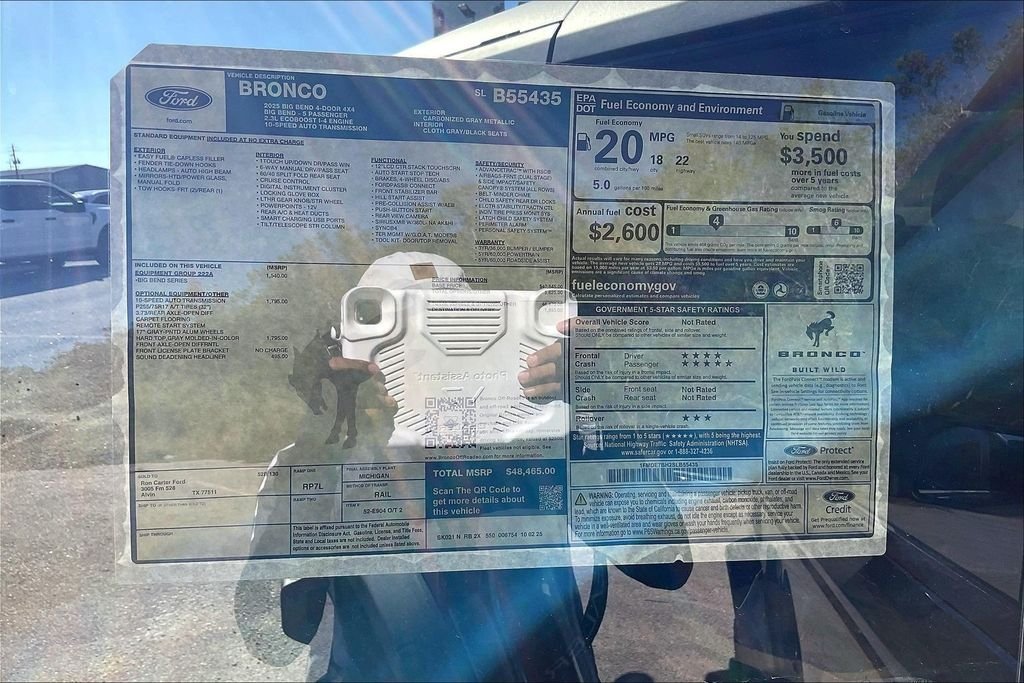 New 2025 Ford Bronco Big Bend 4D Sport Utility