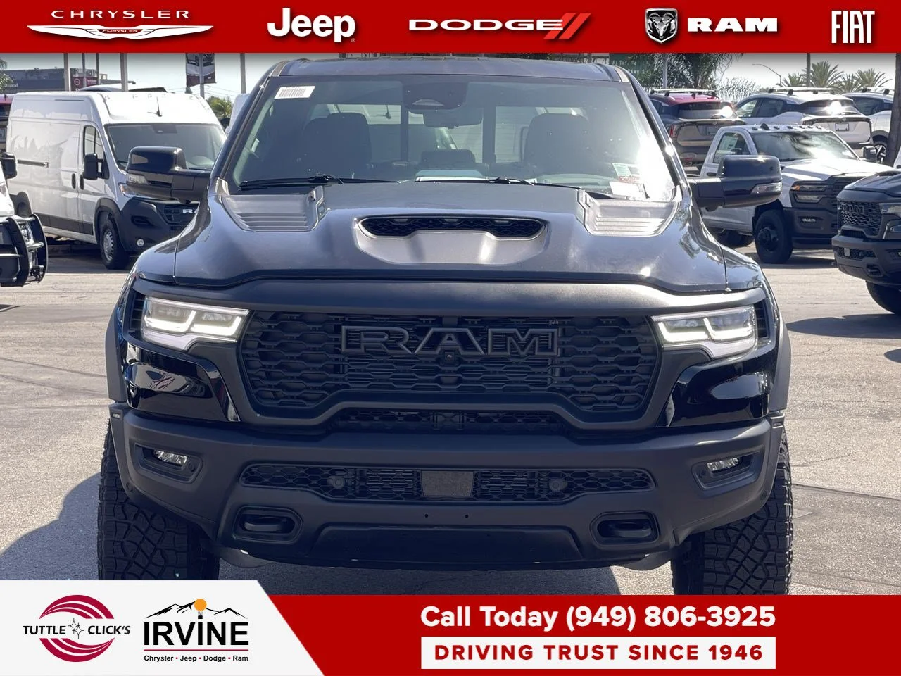 New 2026 Diamond Black Crystal Pearl-Coat Exterior Paint RAM RHO image 8