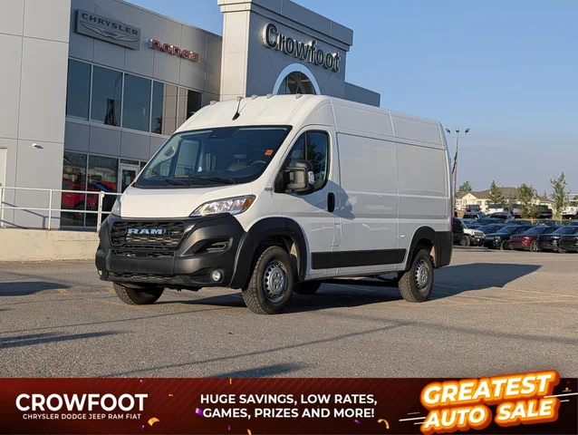 2025 RAM ProMaster Cargo Van Tradesman - Convienence Grp - Mopar Wall Paneling - LOW KMS