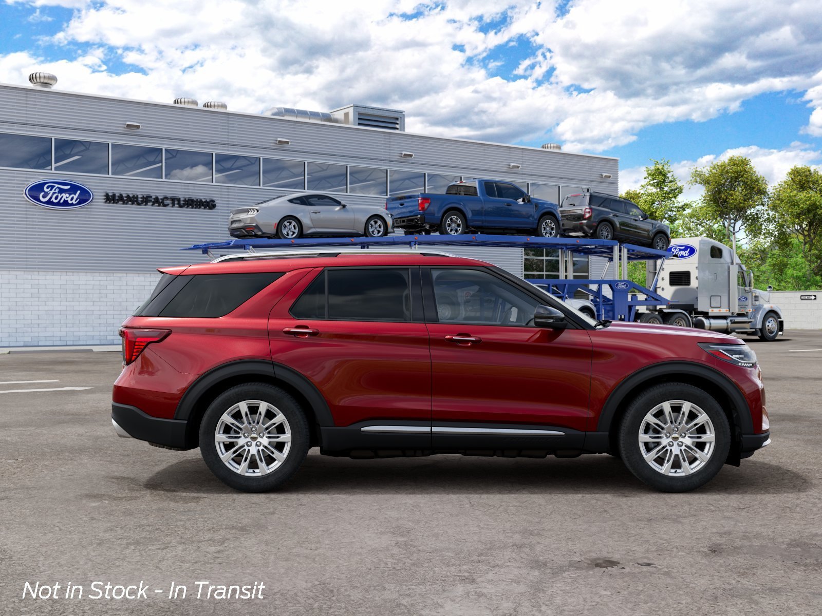 New 2027 Ruby Red Metallic Tinted Clearcoat Ford Platinum image 5