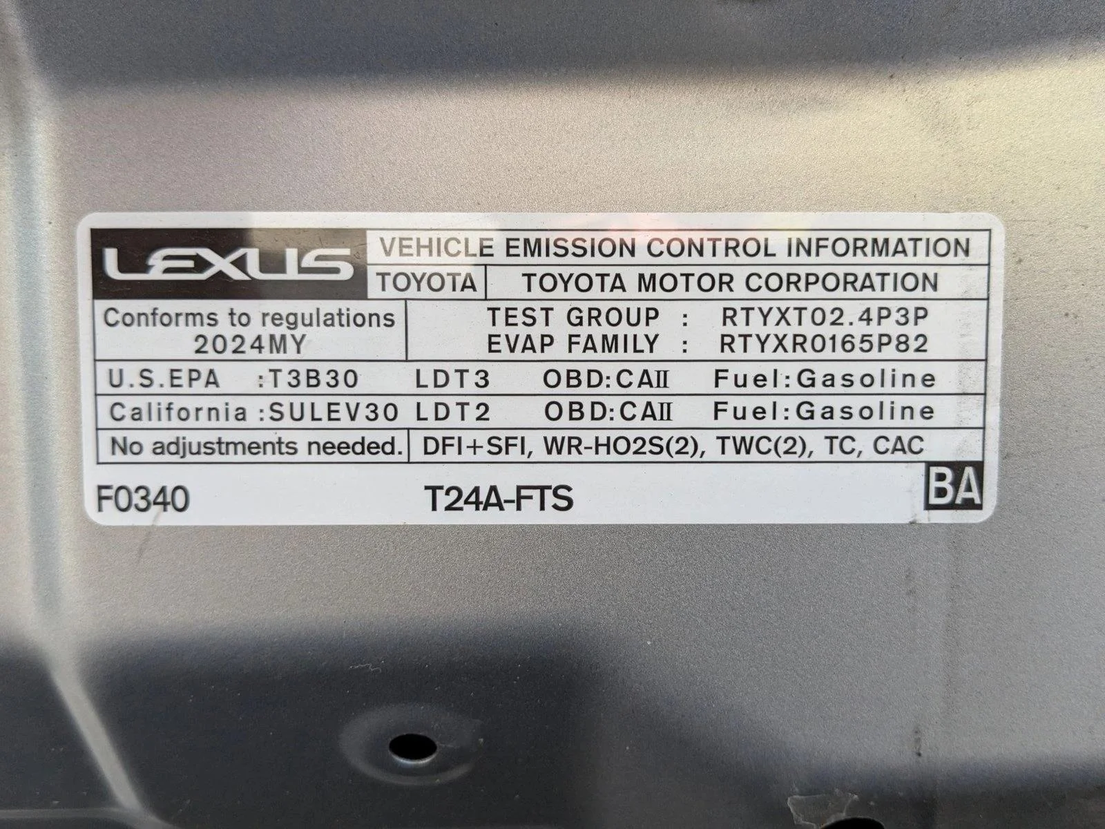 2024 Lexus TX 350 - Photo 23