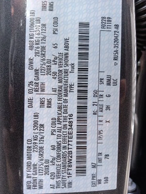 New 2026 Carbonized Gray Metallic Ford F-250® Platinum® image 38