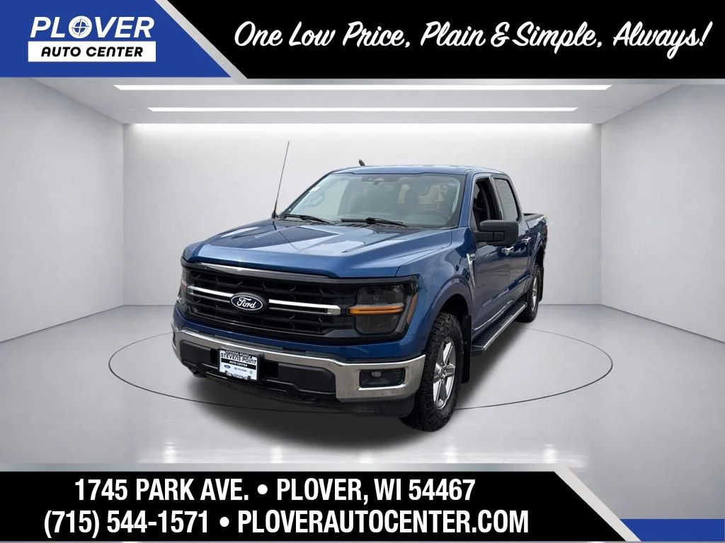 Used 2024 Atlas Blue Metallic Ford XLT image 1