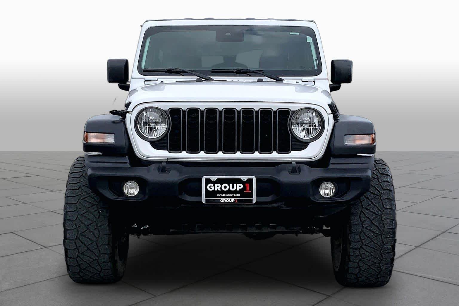 Used 2024 Bright White Clearcoat Jeep Sport S image 4