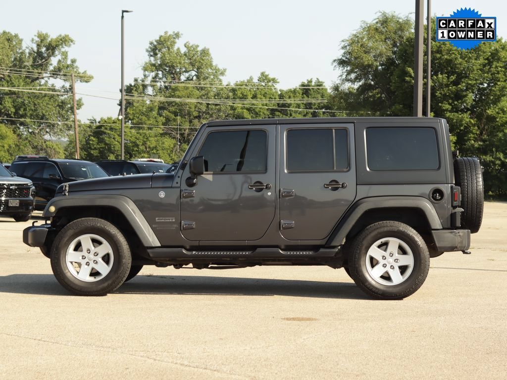 Used 2017 Gray Jeep Sport 4x4 image 4