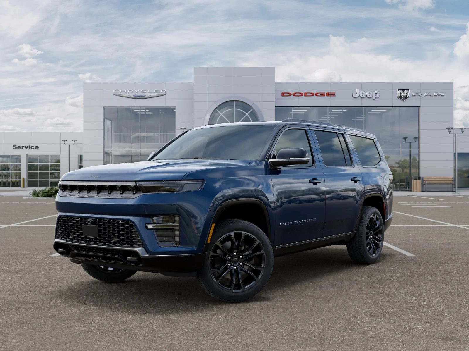 New 2026 Fathom Blue Pearlcoat Jeep Summit Obsidian image 28