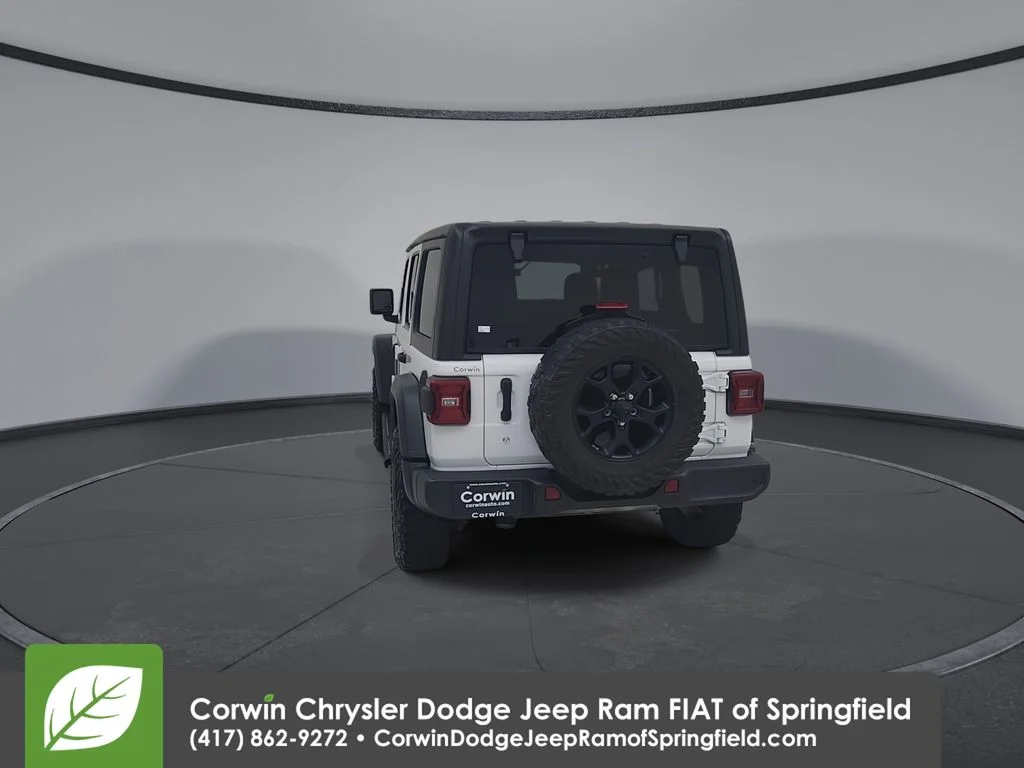 Certified Used 2020 White Jeep Unlimited Sport image 11