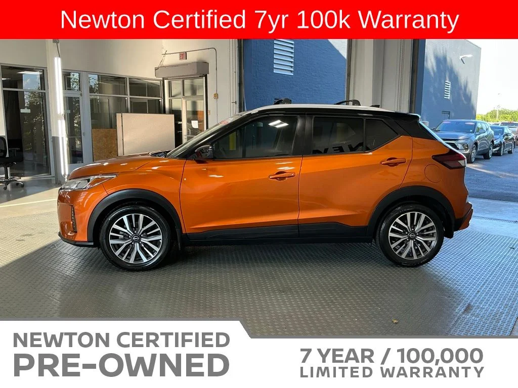 Certified Used 2022 Orange Metallic Nissan SV image 3