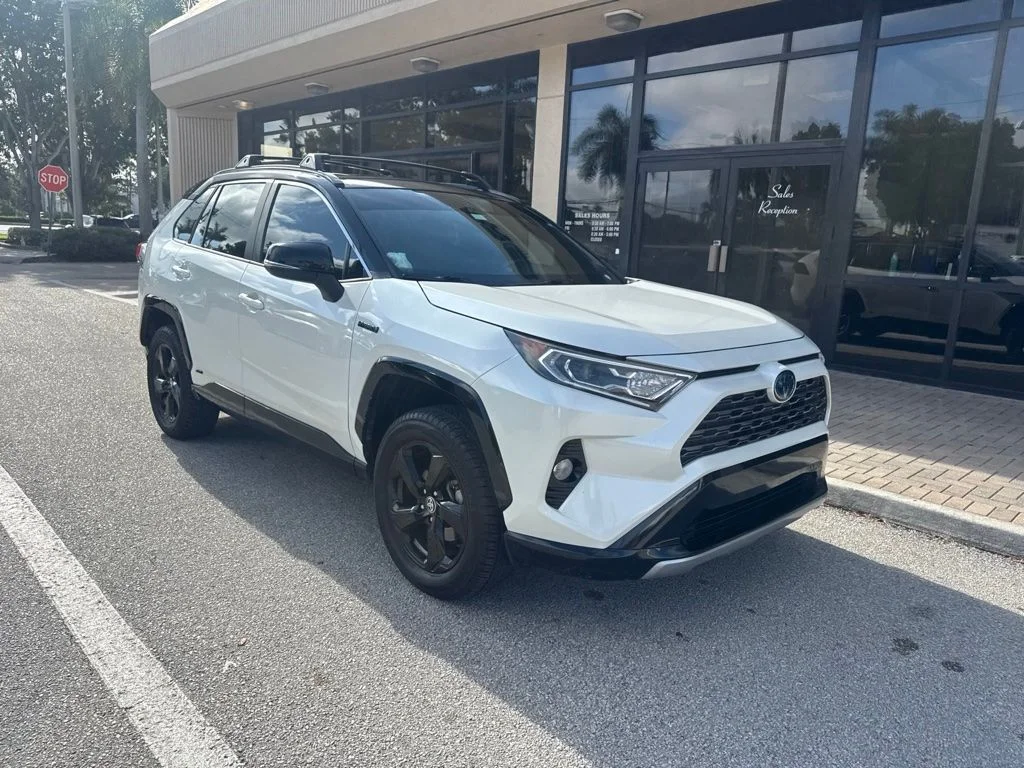 Used 2021 White Toyota XSE image 1