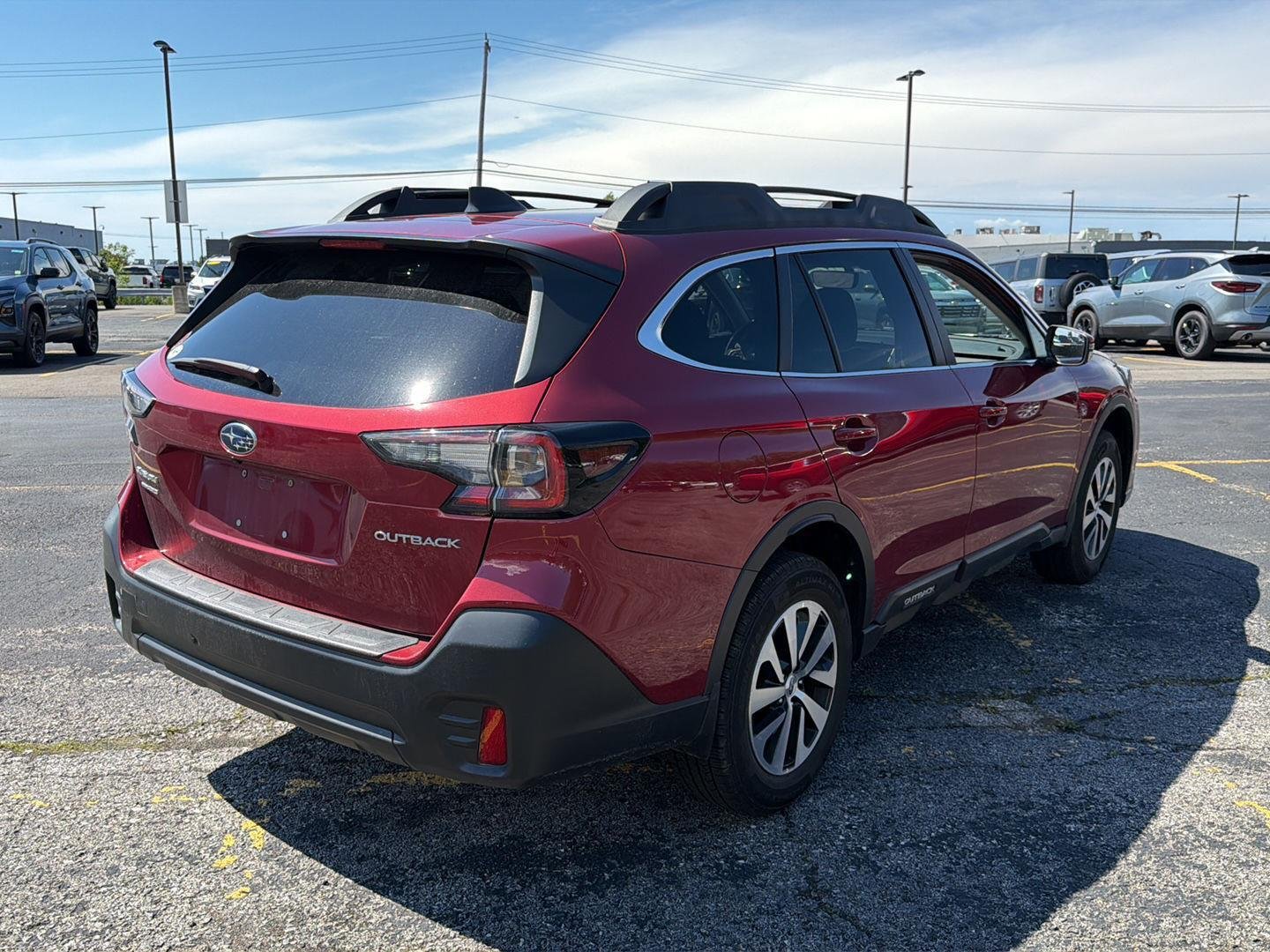 Used 2021 Crimson Red Pearl Subaru Premium image 8