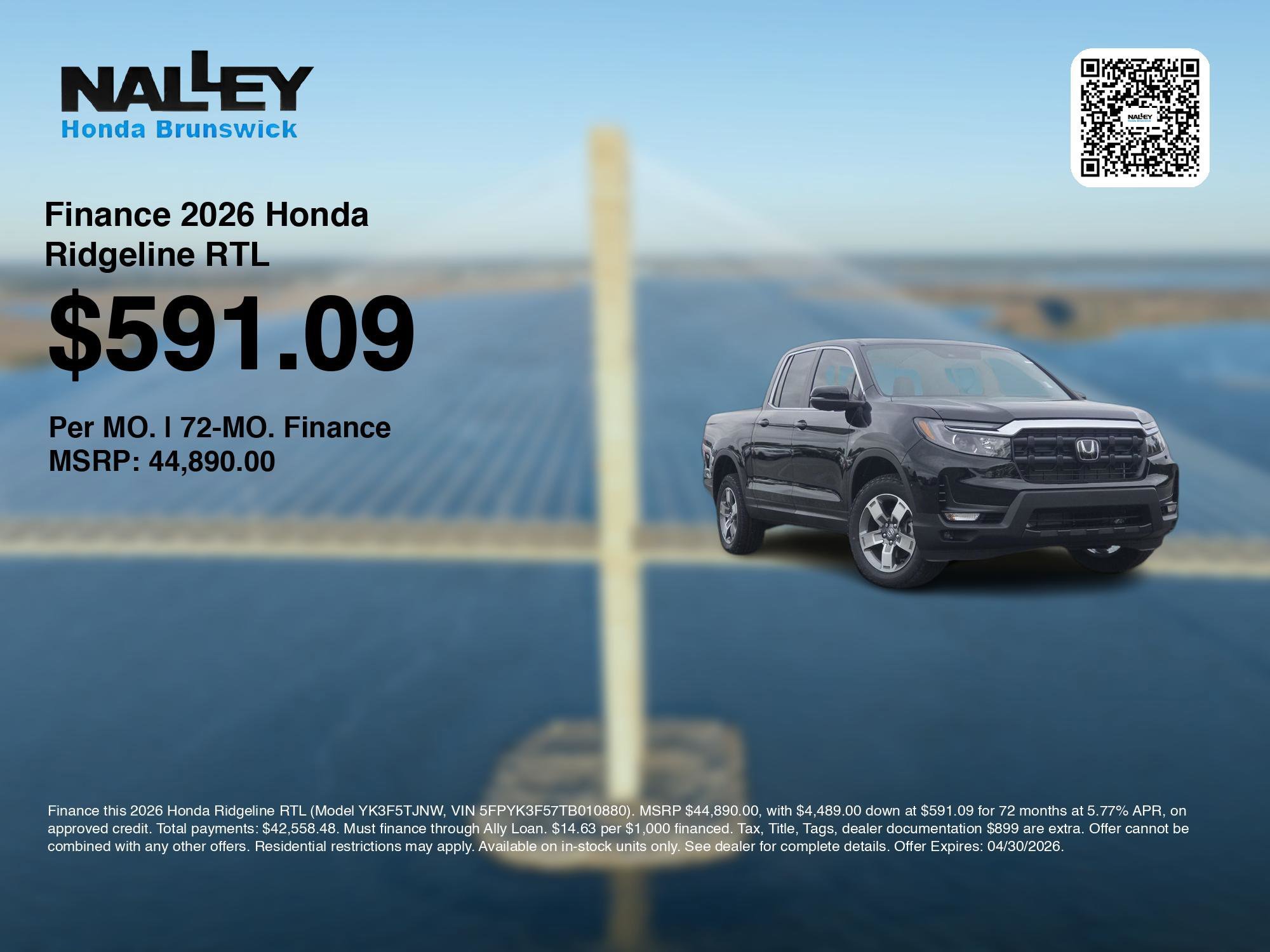 Used 2026 Crystal Black Pearl Honda RTL image 7