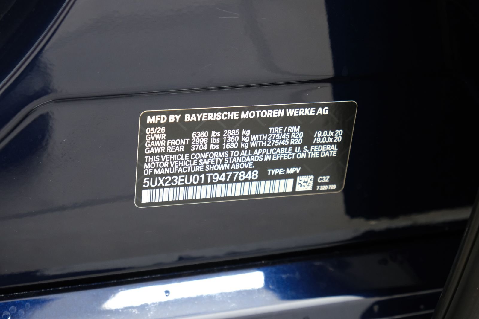 New 2026 Tanzanite Blue II Metallic BMW xDrive40i image 54