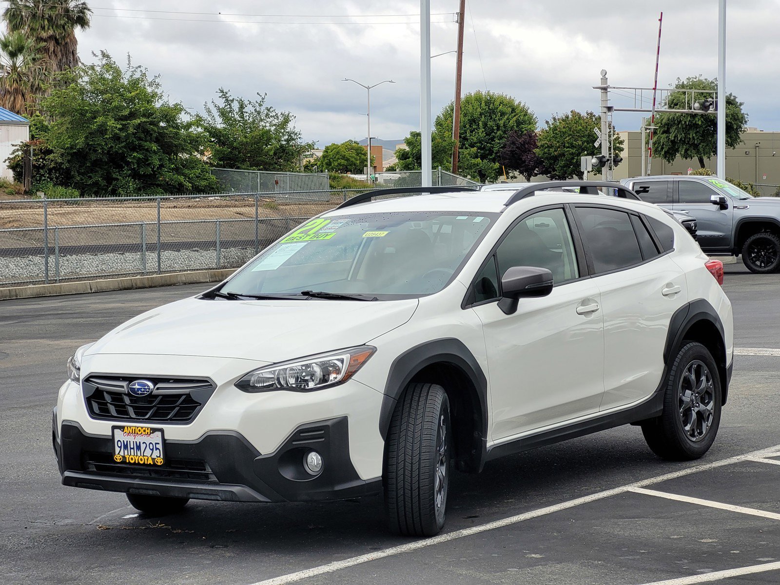 Used 2021 Crystal White Pearl Subaru Sport image 8