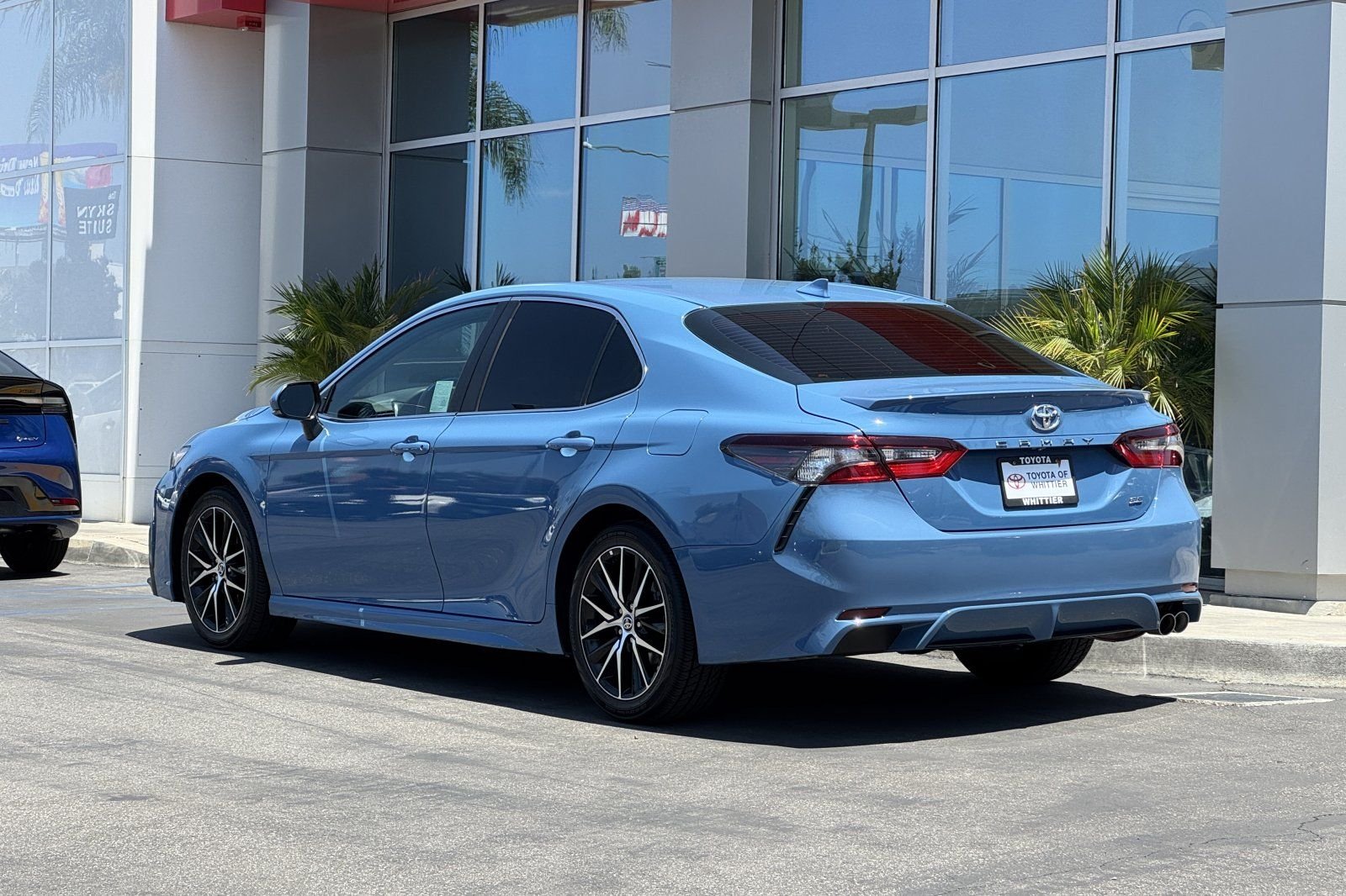 Certified Used 2024 Blue Toyota SE image 8
