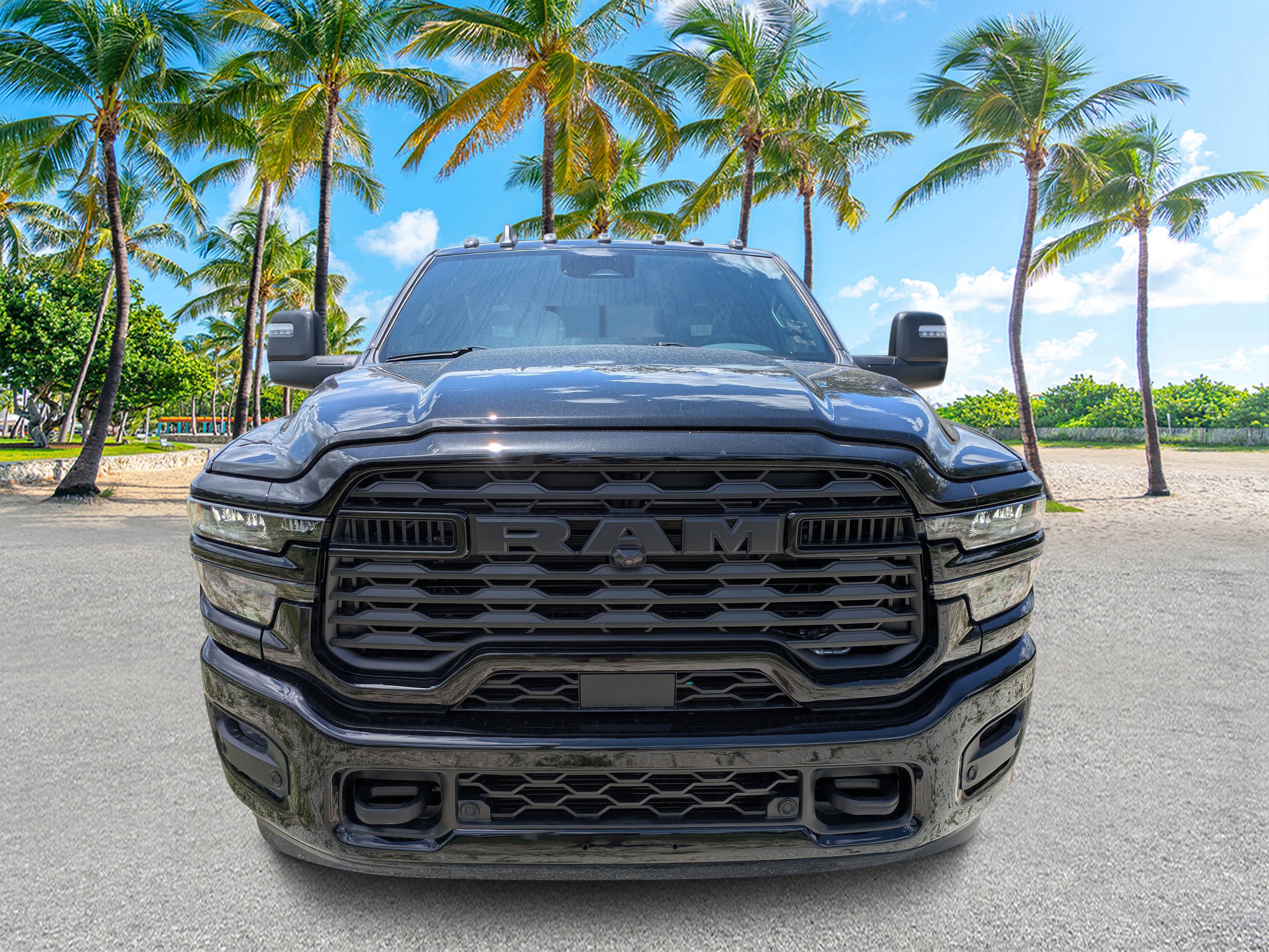 New 2026 Diamond Black Crystal Pearl-Coat Exterior Paint RAM Big Horn image 8
