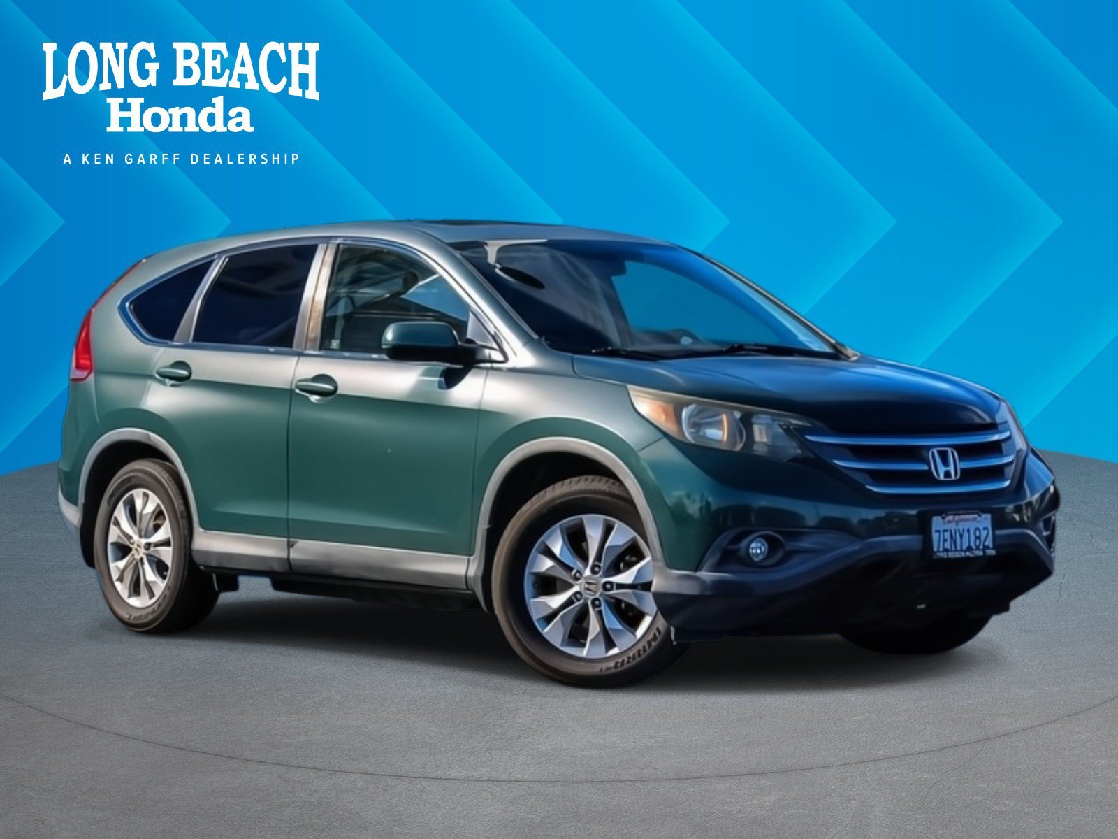 Used 2012 Opal Sage Metallic Honda EX image 1