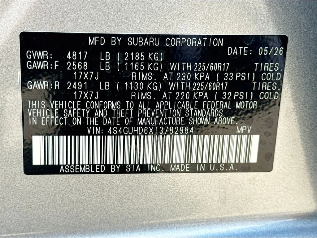 New 2026 Silver Subaru Premium image 41
