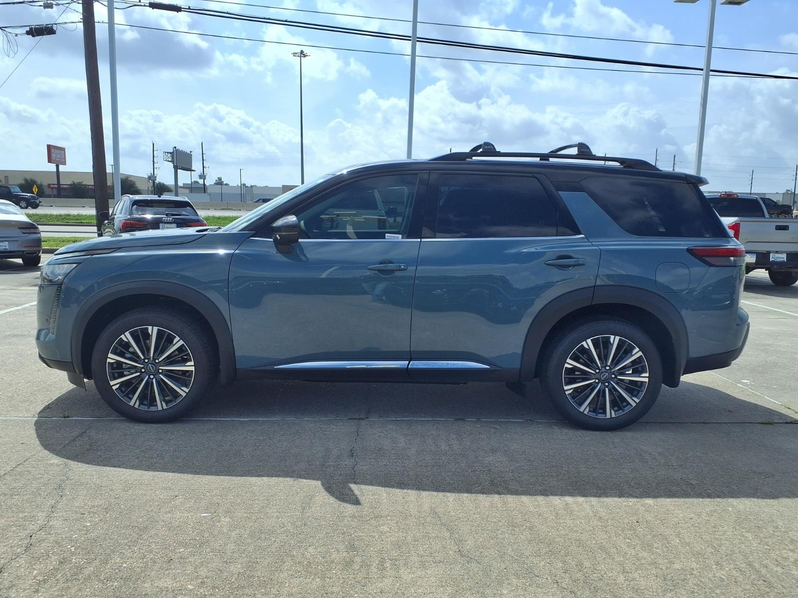 2026 Nissan Pathfinder Platinum Green at Robbins Nissan