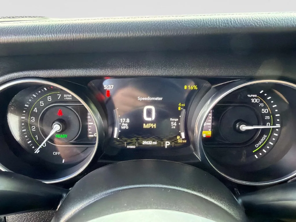 Used 2023 White Jeep Sahara 4xe image 29