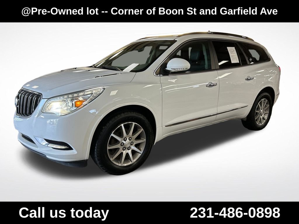 Used 2017 White Buick Leather Group image 1