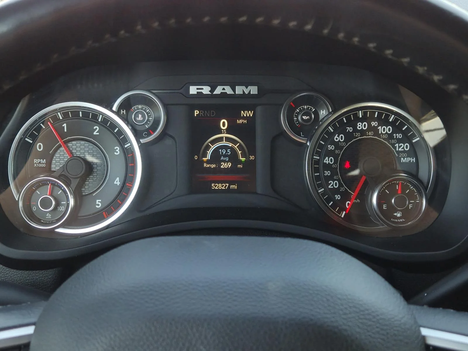 Used 2024 White Ram Big Horn 4x4 Crew Cab 6