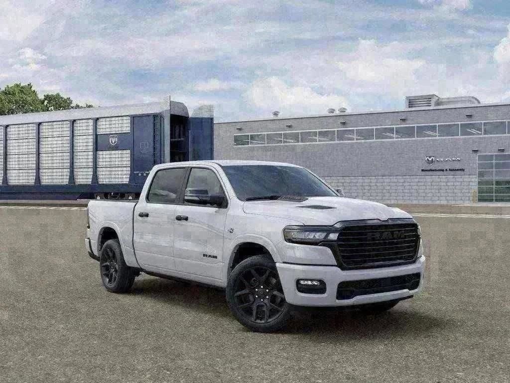 New 2026 Bright White Clear-Coat Exterior Paint RAM Laramie image 24