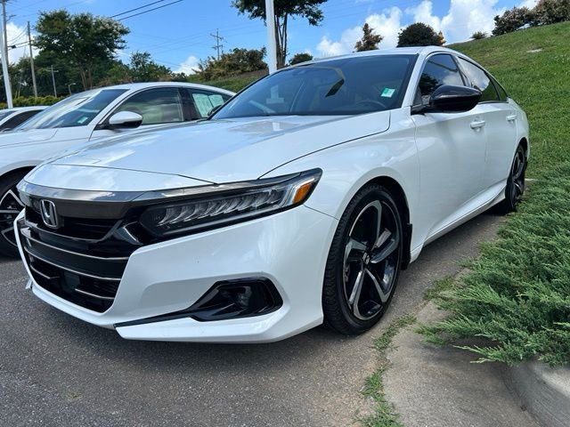Used 2021 Platinum White Pearl Honda Sport Special Edition image 1